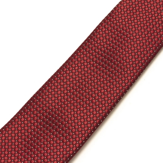 Качественный бордовый галстук