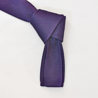 Мужской фиолетовый галстук из микрофибры