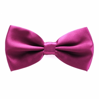 Однотонная фиолетовая галстук-бабочка