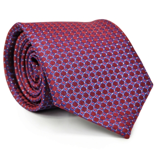 Фиолетовый галстук с узором