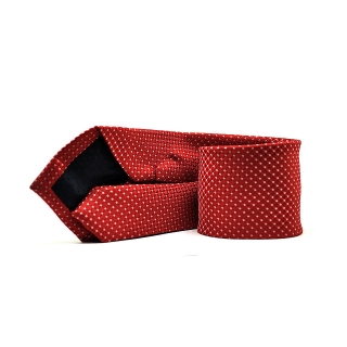 Мужской галстук красного цвета с узором