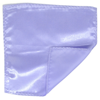 Однотонный сиреневый платок в карман пиджака