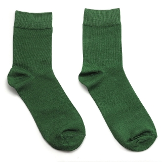 Купить зеленые однотонные носки