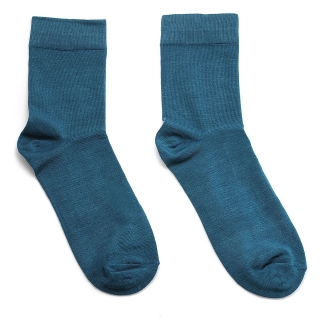 Синие носки однотонные