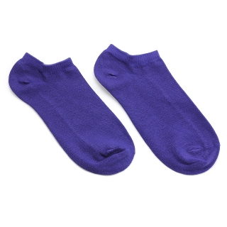 Купить однотонные летние фиолетовые носки