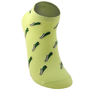 Салатовые цветные носки с селдереем