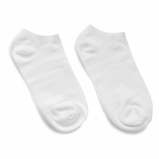 Укороченные белые носки из хлопка