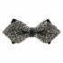 Купить модную галстук-бабочку из плотной хлопковой ткани с узором в виде кристаллов. thumb