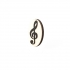 Деревянный значок скрипичный ключ thumb
