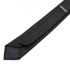 Узкий черный галстук с узором thumb