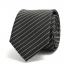 Черный галстук с белыми полосками thumb