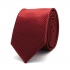 Красный узкий галстук с фактурой thumb