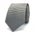 Фактурный черно-белый галстук thumb