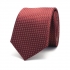 Узкий бордовый галстук фактурный thumb