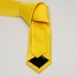 Купить мужской однотонный желтый галстук thumb