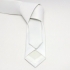 Купить однотонный мужской белый галстук thumb