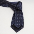 Темный узкий галстук с цветными вставками thumb