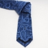 Синий мужской галстук с фактурой thumb