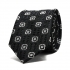 Купить черный узкий галстук с орнаментом thumb