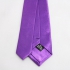Узкий однотонный лиловый галстук thumb