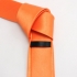 Узкий оранжевый галстук мужской thumb