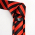 Красно черный узкий мужской галстук thumb