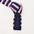 Полосатый вязаный галстук из микрофибры thumb