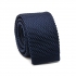 Купить вязаный темно-синий галстук thumb