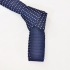 Мужской галстук темно-синего цвета из микрофибры thumb