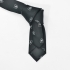 Черный галстук с гербами из вискозы thumb
