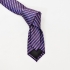 Фиолетовый галстук в клетку из вискозы thumb