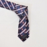 Синий галстук с полосами и гербами thumb
