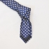 Синий цветочный галстук  thumb