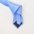Однотонный мужской голубой галстук thumb