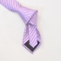 Нежно сиреневый мужской галстук в полоску thumb