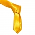 Желтый галстук из атласной ткани thumb