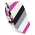 Купить узкий мужской галстук розового цвета в полоску. thumb