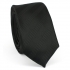 Купить узкий стильный мужской галстук черного цвета. thumb
