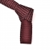 Купить узкий вязаный бордовый галстук thumb