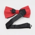 Классическая черно-бордовая галстук-бабочка thumb