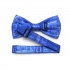 Праздничная синяя галстук бабочка thumb