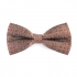 Купить коричневую галстук-бабочку с блестками thumb