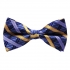 Синяя полосатая галстук-бабочка thumb