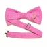 Купить галстук бабочку розового цвета хлопок thumb