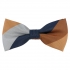 Полосатый цветной галстук-бабочка thumb