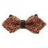 Купить модную галстук-бабочку из плотной хлопковой ткани с узором в виде страз thumb