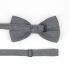 Серый галстук-бабочка из хлопка thumb