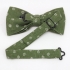 Набор галстук бабочка платок зеленые thumb
