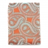 Оранжевый узорчатый платок для пиджака thumb