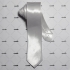 Белый галстук 5 см thumb